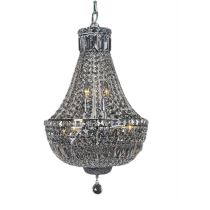 Cascade 3 Light Crystal Chandelier Bronze 1000096