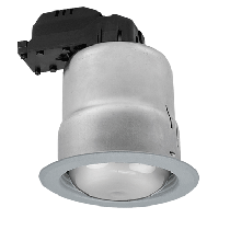 Closed R80 Reflector Downlight Silver 100W SD100-SI Superlux