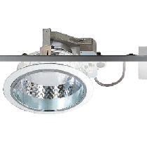 Commercial Fluorescent Twin Lamp Horizontal Downlight White 18W SDF98-HN218 Superlux