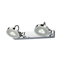 WALL INT S/M CITY LED ADJ 2LT BAR CH WW 3000K 2X 3W SEATTLE2 CLA LIGHTING 