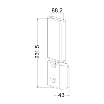 SEC Surface Mounted LED Security Lights with Sensors SEC03s