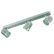 GU10 Triple Bar Spotlight Satin Chrome 50W SH-B3-SC Superlux