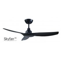 SKYFAN - 48"/1200mm Glass Fibre Composite 3 Blade DC Ceiling Fan - Black - Indoor/Covered Outdoor  - SKY1203BL