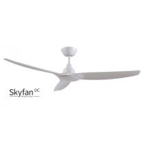 SKYFAN - 60"/1500mm Glass Fibre Composite 3 Blade DC Ceiling Fan - White - Indoor/Covered Outdoor  - SKY1503WH