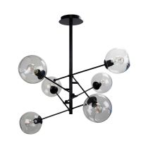 RIPLEY.6 Black Amazing 6-Light Satellite Pendant Black - SL64415/6BK