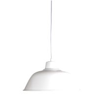 FORGE 300 White Retro Industrial Pendant - SL64730WH