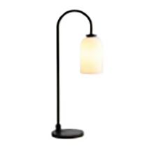 ARLINGTON TABLE LAMP MATT BLACK / OPAL - SL93311BK