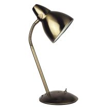 TRAX Antique Brass Classic Gooseneck Metal Task Lamp - SL98401AB