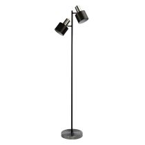 ARI TWIN FLOOR Mid-Century Task Lamp with Brushed Chrome - SL98787/2BC