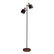 ARI TWIN FLOOR Mid-Century Task Lamp with Brushed Copper - SL98787/2CO