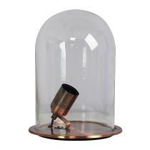 FRANKLIN Antique Copper Specimen Dome Table Lamp Antique - SL98795AC