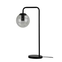 NEWTON LAMP Black Contemporary Clear Glass Lamp Black - SL98799BK