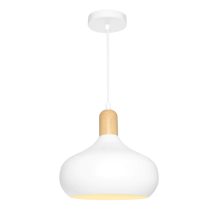 Sloan 1 Light Pendant White - SLOA1PWHT