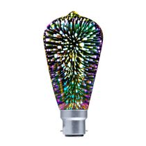 GLOBE LED Firework Effect BC ST57 PEAR 4W 330D (50 Lumens) WTY 3YR  SPECTRA01