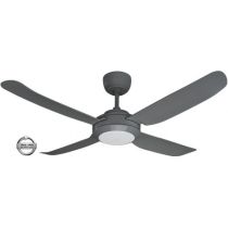 Spinika II 1300mm Glass Fibre Composite 4 Blade Ceiling Fan with True Spin Technology™ motor and Tri Colour Dimmable LED Light included SPIN1304TI-L