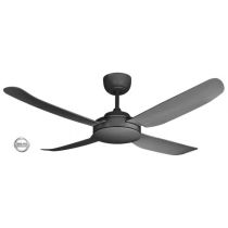 SPINIKA II - 52"/1300mm Glass Fibre 4 Blade Ceiling Fan in Titanium - Indoor/Outdoor/Coastal - SPIN1304TI