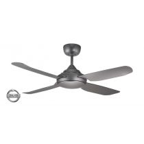 SPINIKA - 48"/1220mm Glass Fibre 4 Blade Ceiling Fan in Titanium  - Indoor/Outdoor/Coastal - SPN1204TI