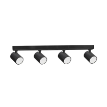 GU10 4XLights Adjustable Bar Base Surface Mounted Spot Lights SPOT-BAR4B