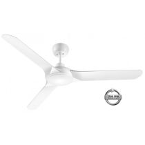 SPYDA - 62"/1570mm Fully Moulded PC Composite 3 Blade Ceiling Fan in Satin White - Indoor/Outdoor/Coastal (not light adaptable)  - SPY1573NWH