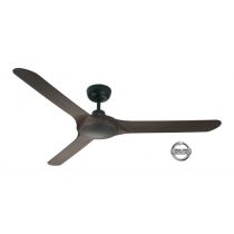 SPYDA - 62"/1570mm Fully Moulded PC Composite 3 Blade Ceiling Fan in Walnut - Indoor/Outdoor/Coastal (not light adaptable)  - SPY1573NWN