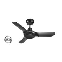 SPYDA - 36"/900mm Fully Moulded PC Composite 3 Blade Ceiling Fan in Matte Black - Indoor/Outdoor/Coastal SPY903BL  Ventair