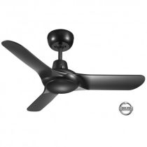 SPYDA - 900mm Fully Moulded PC Composite 3 Blade Ceiling Fan in Matte Black - Indoor/Outdoor/Coastal SPY903NBL