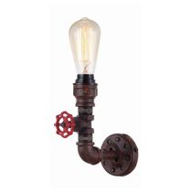 Steam Series ES 25W AGED IRON PIPE WALL LAMP STEAM2 Cla Lighting 