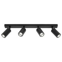 Cougar Lighting Stockholm 4lt Rail Black - STO4RBLK