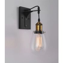 STRUNG Interior Surface Mounted Wall Light Black - STRUNG1