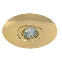 MR16 Tilt Large Flange Downlight Gold 50W SV-TLTL-GD Superlux