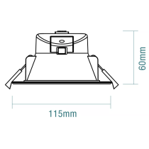 TLND3459WD, Recessed LED Downlight, Martec Lighting Products, Niko Series