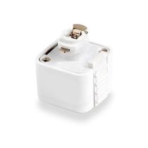 Single Circuit Track Adaptor White