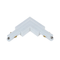 Track Connector L-piece White Left TRK1WHCON3L