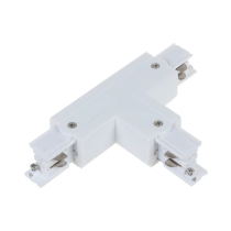 Track Connector T-Piece Left White TRK3WHCON4L1