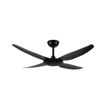 AMARI 52" DC 4 BLADES CEILING FAN BLACK- 21719/06