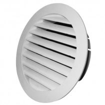 Manrose Round Fixed External Louvered Grilles V100RDG