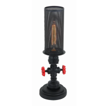 CLA LIGHTING VENETO SERIES TABLE LAMP 1*ES 60W BLK IRON D150mm x 480mm VENETO-T1