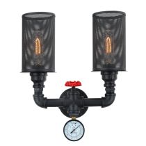 VENETO SERIES WALL LAMP 2*ES 60W BLK IRON VENETO-W2 CLA LIGHTING 