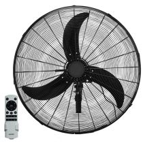 Black Ventair Heavy Duty DC Wall Fan - 750mm - WAL75-DC