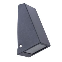 WALL GU10 S/M WEDGE SS316 powdecoated BLK WEDGEGBL CLA Lighting