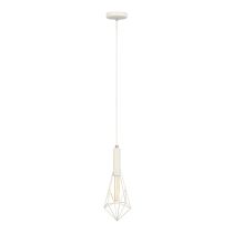 IRON CAGE SMALL WHITE DIAMOND ES PENDANT WHITEBAND5 Cla lighting