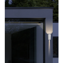 WIGTRI White Exterior LED Tri-CCT Surface Mounted Featured Up/Down Wall Lights IP65 WIGTRI2