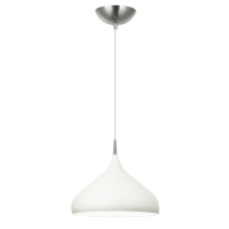 ZARA Matt White Modern Dome Shape Pendant Lights ZARA10A