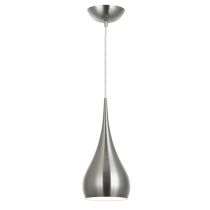 ZARA Satin Nickel Modern Bell Shape Pendant Lights ZARA3A