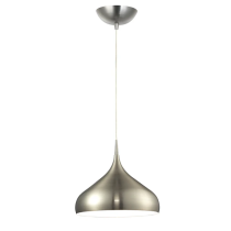 ZARA Satin Nickel Modern Dome Shape Pendant Lights ZARA8A