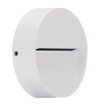 Zeke Round 4W 240V LED Surface Mounted Step Light White / Warm White - 19704