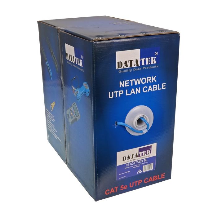 Digitek CAT5e 4 Pair Data Cable UTP 305M Box - Blue