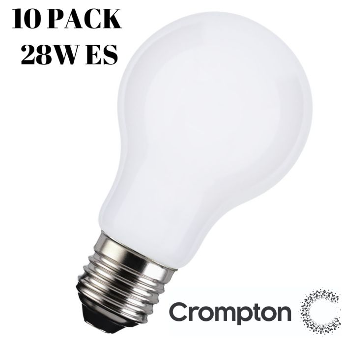 Crompton 10 Pack ES 28w Halogen 26252