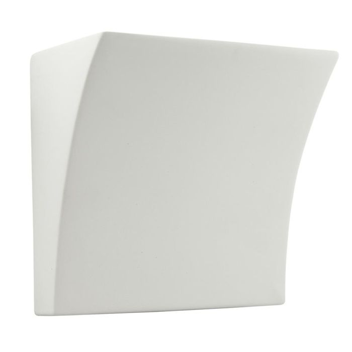 Belfiore 240V G9 Raw Ceramic Wall Uplight - 11034