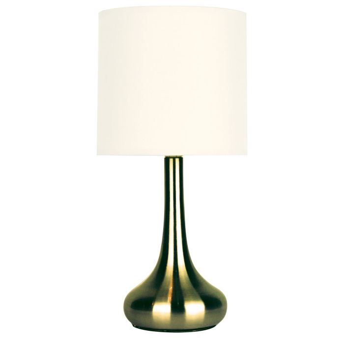 LOLA TOUCH LAMP ANTIQUE BRASS
